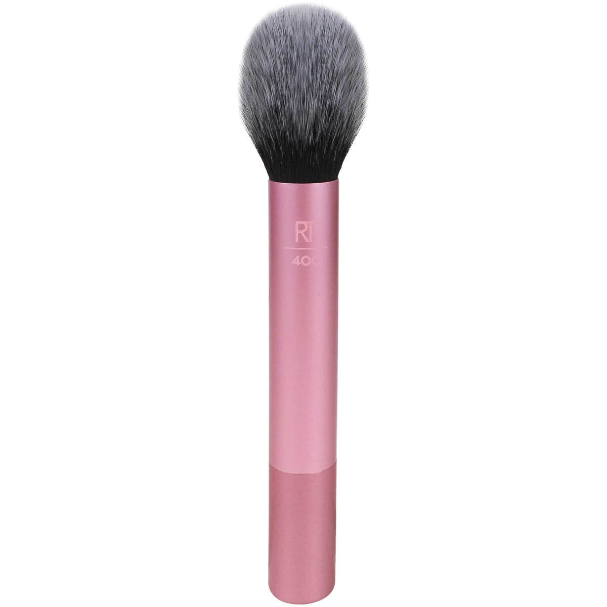 Real Techniques Ultra Plush Blush Makeup Brush, For Loose, Cream, or Pressed Blush, Rosy Glow Cheeks, Fluffy Powder Brush, Aluminum Ferrules, Synthetic Bristles, Vegan & Cruelty Free, 1 Count | Rosy glow cheeks with a blush brush for cheeks, powder bronze