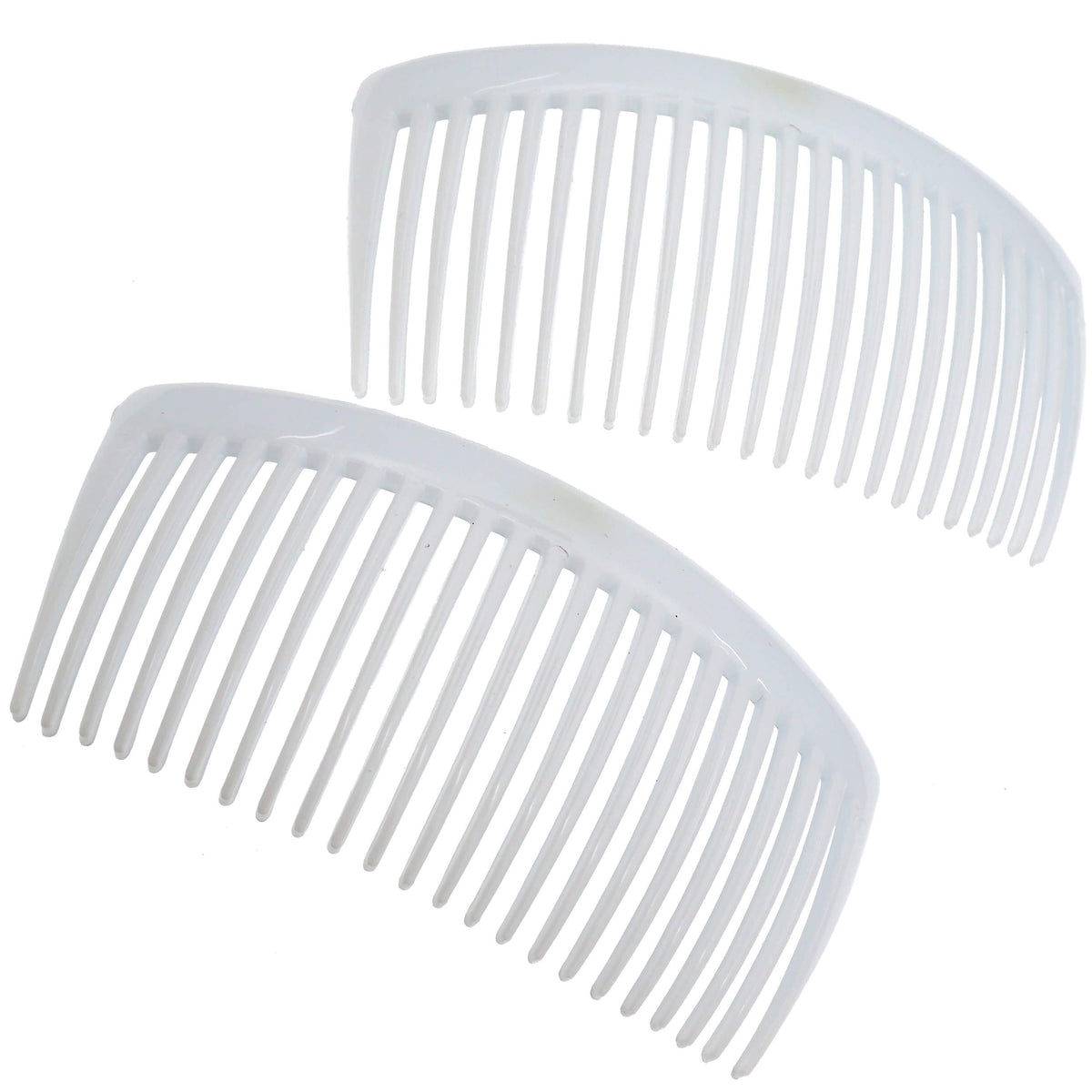 Camila Paris AD66/2 French Side Comb Large Curved Tortoiseshell Hair Combs for Women Fine Hair, 4 Inch Strong Hold Comb for Women Bun Chignon Up-Do Styling Girls Hairstyle Accessories, Made in France
