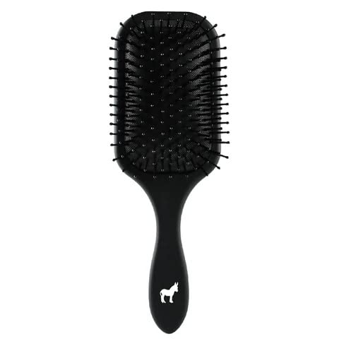 Pete & Pedro Classic Cushion 9 Row Nylon Bristle Detangling Hairbrush | 9 Row Nylon Bristle Hairbrush For Men And Women To Detangle, Style, Shape, Blow Dry, And Smooth Thick, Curly, All Hair Types