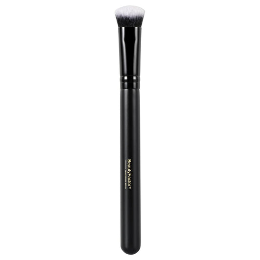Concealer Brush, Under Eye Blending Brush | For Liquid and Cream Concealer, Small Makeup Brush for Dark Spots, Blemishes,Dense Soft Synthetic Bristles (Black)