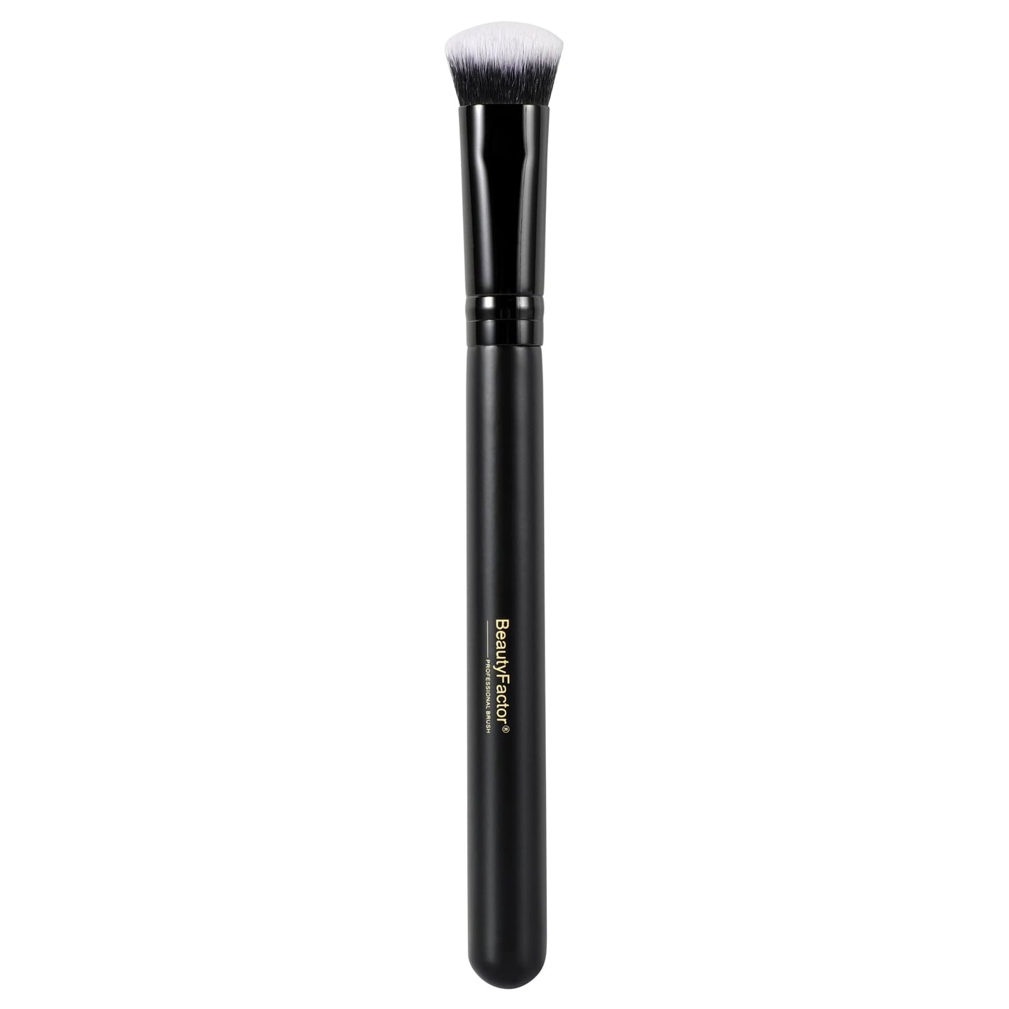 Concealer Brush, Under Eye Blending Brush | For Liquid and Cream Concealer, Small Makeup Brush for Dark Spots, Blemishes,Dense Soft Synthetic Bristles (Black)