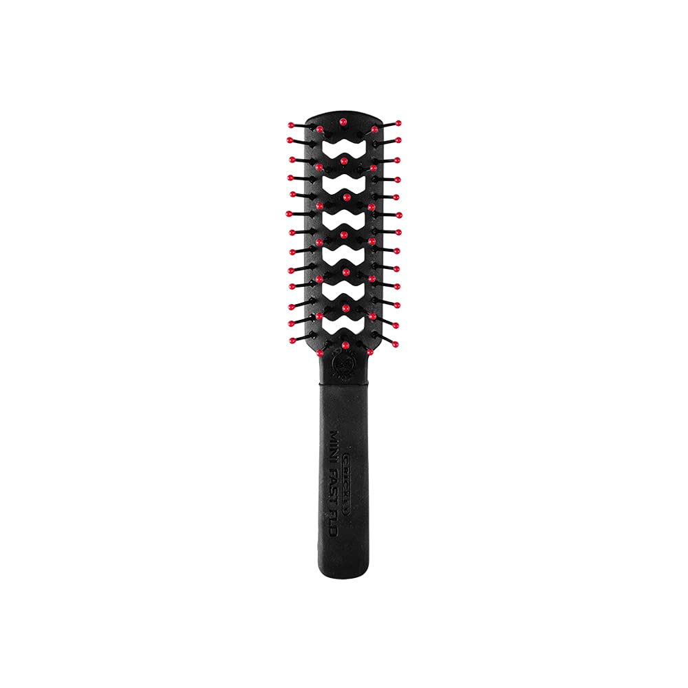 Cricket Static Free Cushion Styling 220 Hair Brush - Smoothing, Detangling, and Frizz-Free Styling - Anti-Static Metal Bristles for Thick, Curly, and Heavy Hair