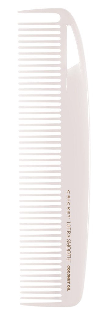 Cricket Ultra Smooth Detangler Comb for Wet, Dry, Long, Thick Hair Anti-Frizz Detangling Shower Comb with Argan & Olive Oils and Keratin Protein Infused Plastic