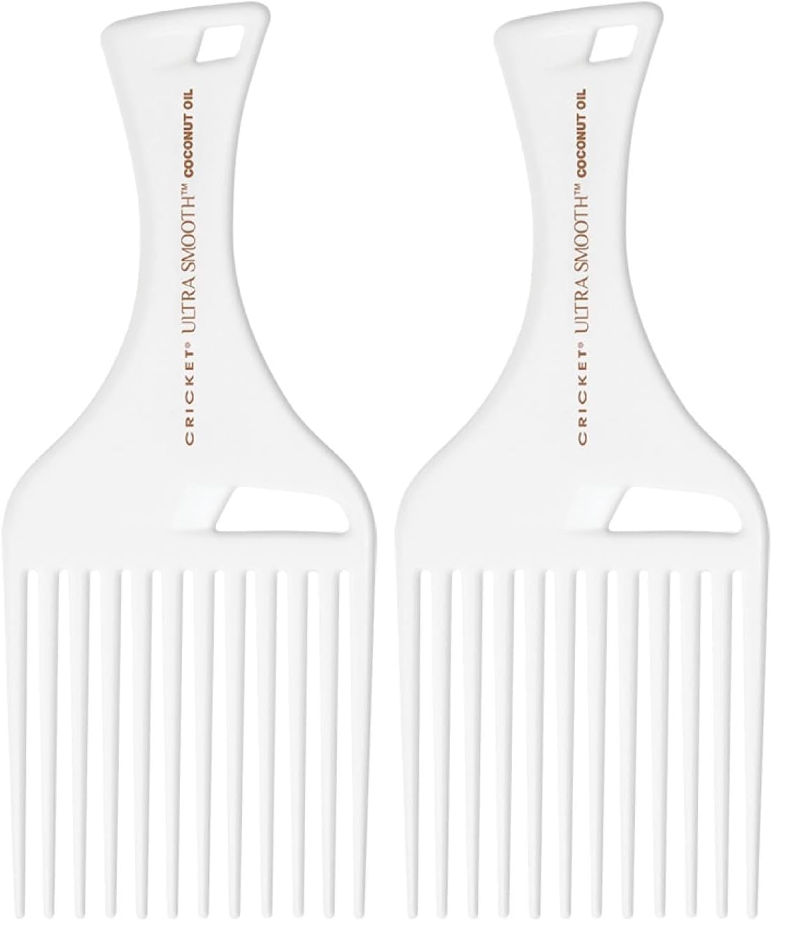 Cricket Ultra Smooth Detangler Comb for Wet, Dry, Long, Thick Hair Anti-Frizz Detangling Shower Comb with Argan & Olive Oils and Keratin Protein Infused Plastic