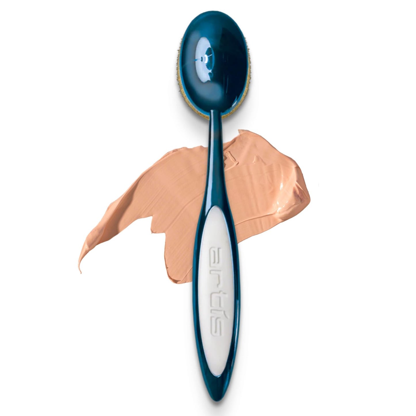 Artis Elite Oval 7 Brush Professional Foundation Brush with Patented CosmeFibre Synthetic Bristles & Ergonomic Metal Alloy Handle for Liquid, Cream & Powder Makeup, Mirror