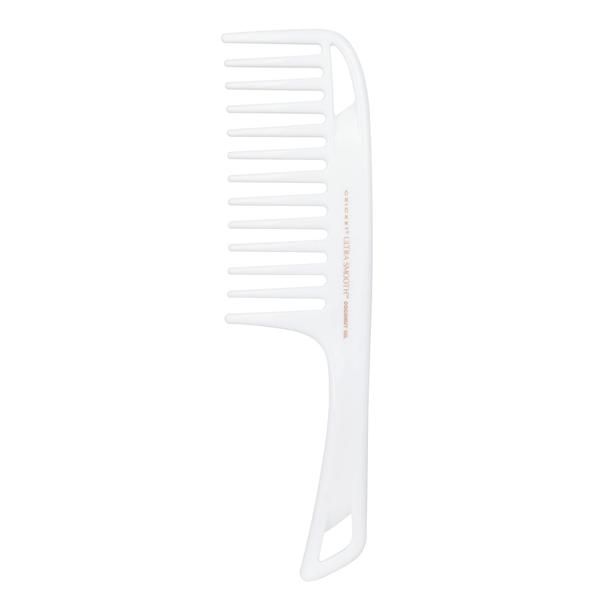 Cricket Ultra Smooth Detangler Comb for Wet, Dry, Long, Thick Hair Anti-Frizz Detangling Shower Comb with Argan & Olive Oils and Keratin Protein Infused Plastic