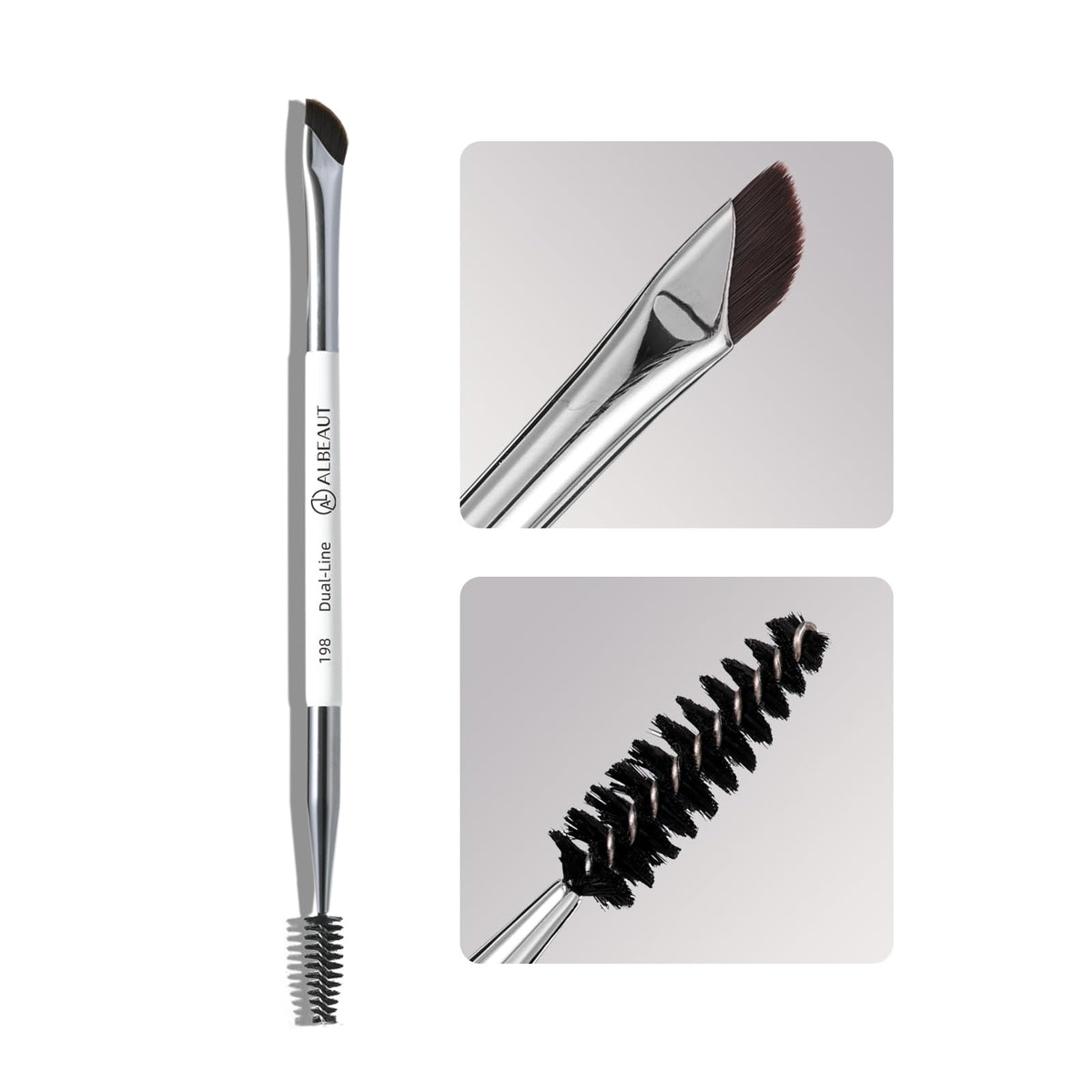 Albeaut Concealer Brush, Angled Under Eye Makeup Small Foundation Precision Face Blending Brush (193 concealer brush), 1pc