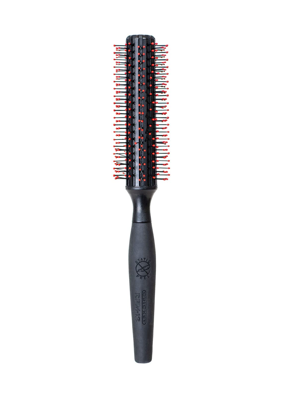 Cricket Static Free Cushion Styling 220 Hair Brush - Smoothing, Detangling, and Frizz-Free Styling - Anti-Static Metal Bristles for Thick, Curly, and Heavy Hair