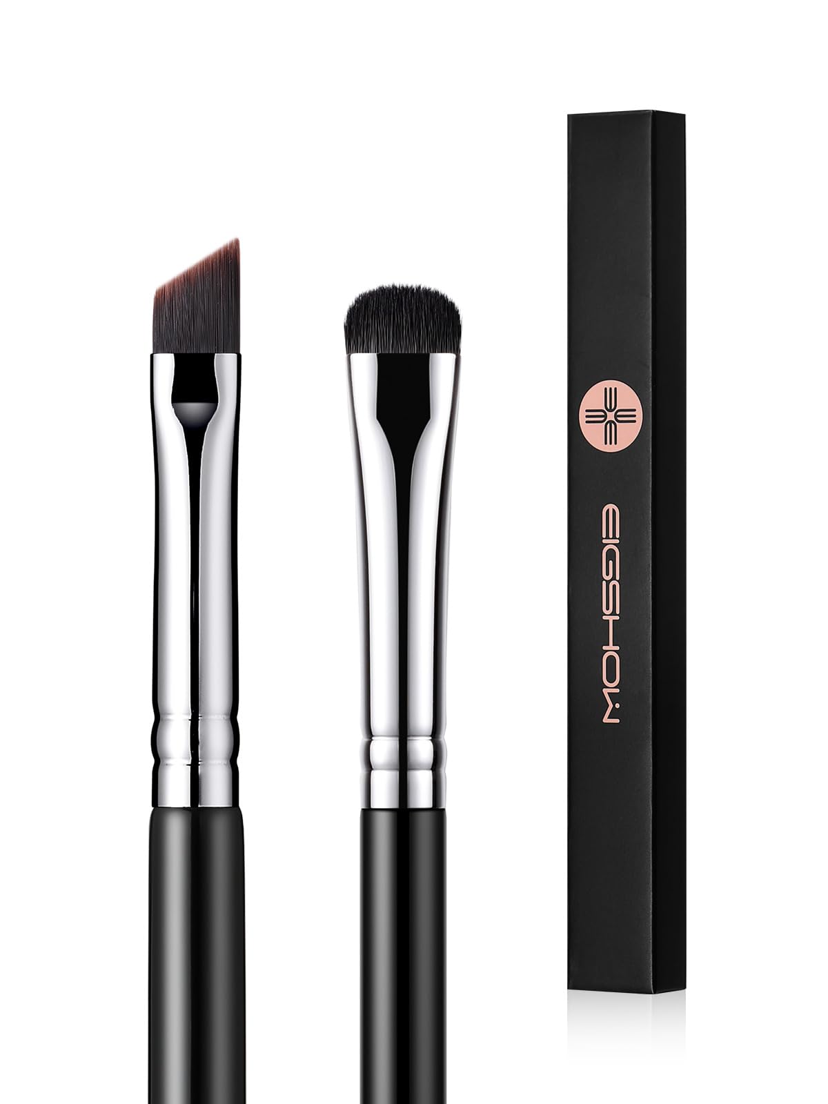 Eyeliner Brush Fine Angled - PRO Precision Gel Eye Liner Makeup Brush | Ultra Thin Slanted Flat Angle - Premium Cruelty Free Synthetic Bristles (E835 )
