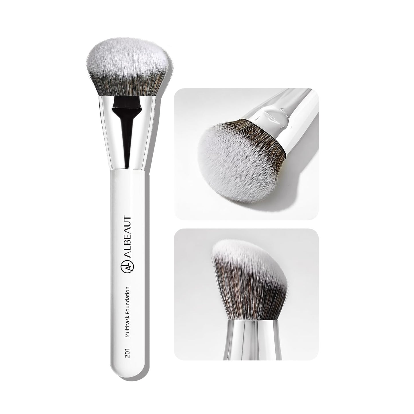 Albeaut Concealer Brush, Angled Under Eye Makeup Small Foundation Precision Face Blending Brush (193 concealer brush), 1pc
