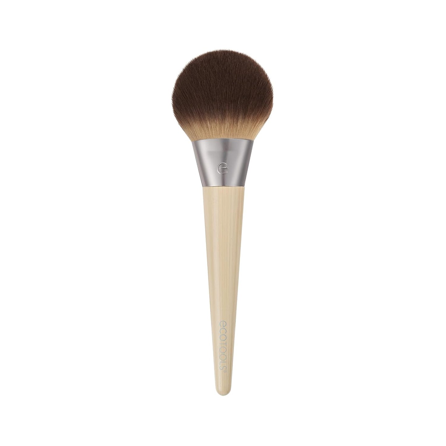 EcoTools Blurring Powder Makeup Brush, Large Makeup Brush, 1 Count | Blurred coverage with powder brush, face powder brush for loose and pressed powder, fluffy makeup brush with tapered bristles