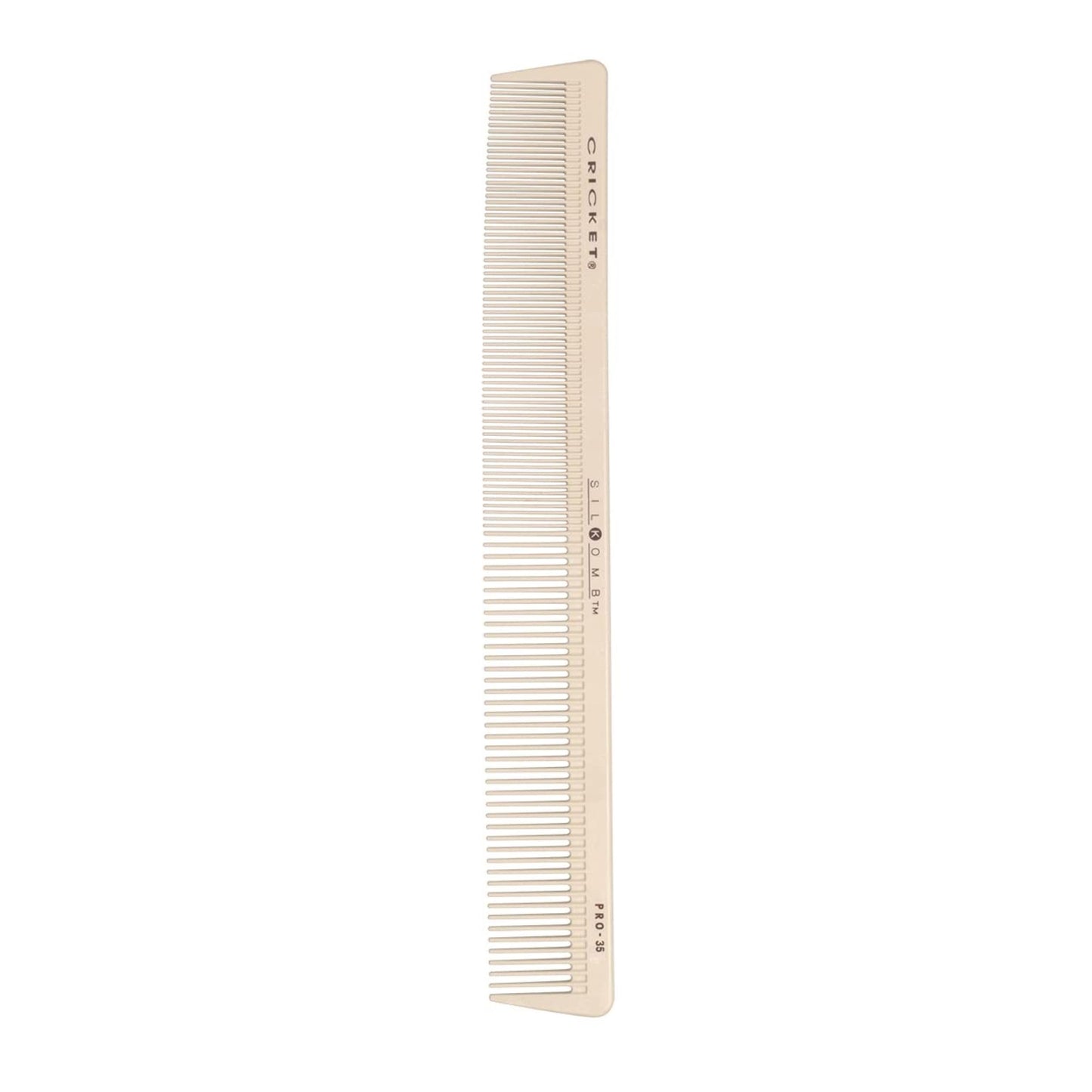 Cricket Silkomb Pro-30 Power Hair Cutting Comb - Silicone-Injected, Seamless Teeth with Dual Tooth Pattern for Precision Cutting, Styling, Ideal for All Hair Types