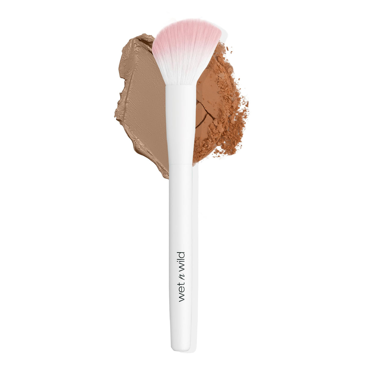 wet n wild Powder Brush, Ultra-Plush Synthetic Bristles for Flawless Application, Soft Touch, Ergonomic Handle for Comfortable Precision Control