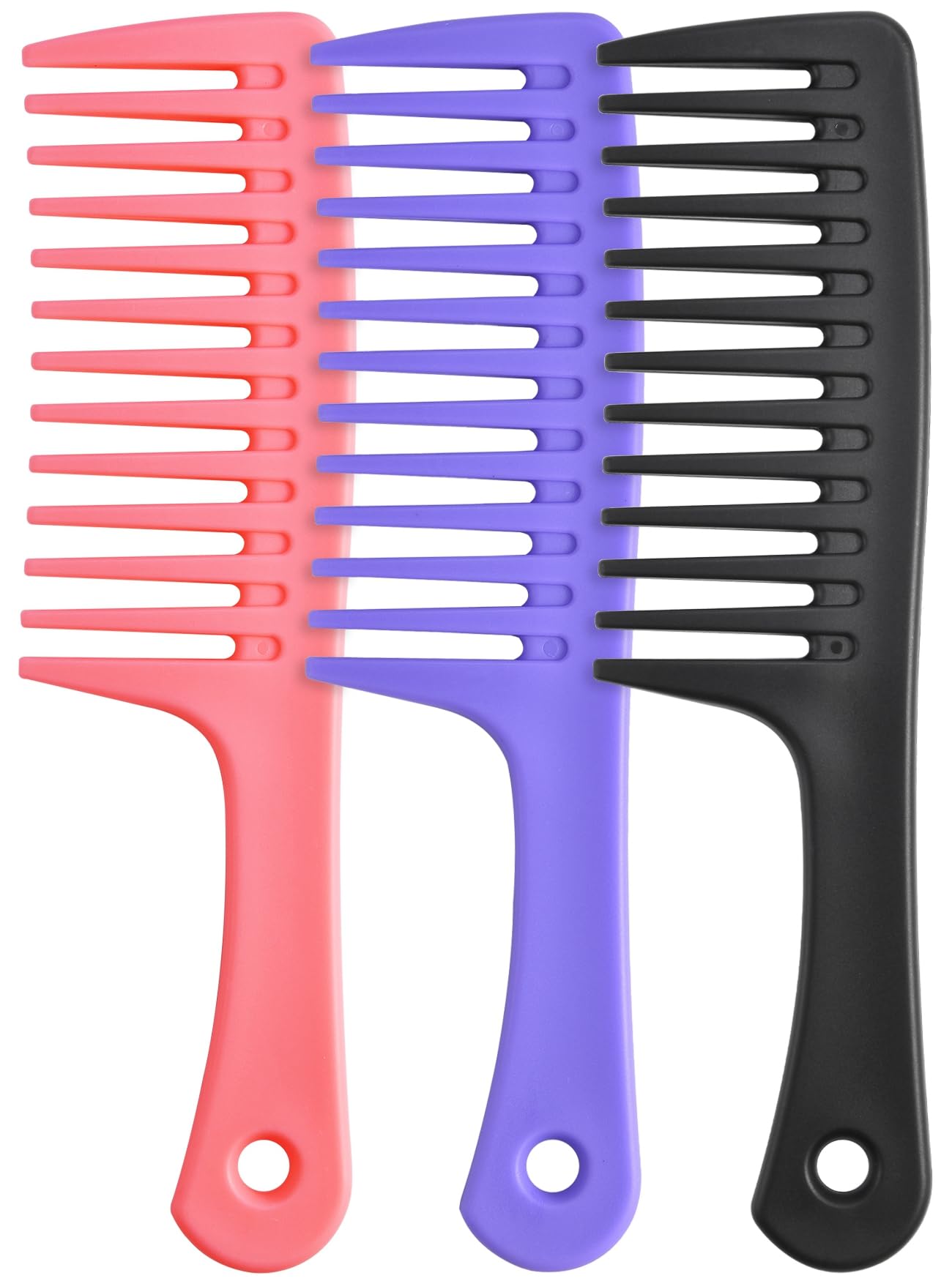 Wide Tooth comb, Large Detangling Comb for Women and Men, Durable Styling Brush for Curly, Long, Wet Hair Types - Professional Hair Care.