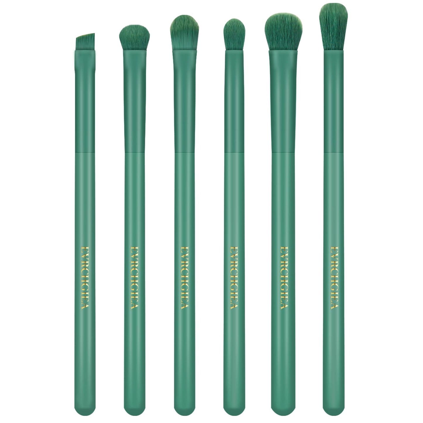 Eye Makeup Brush Set, 6 Pcs Professional Blending Eyeshadow Makeup Brushes for Concealer Eyebrows Eyeliner, Soft Hairs & Wood Handle