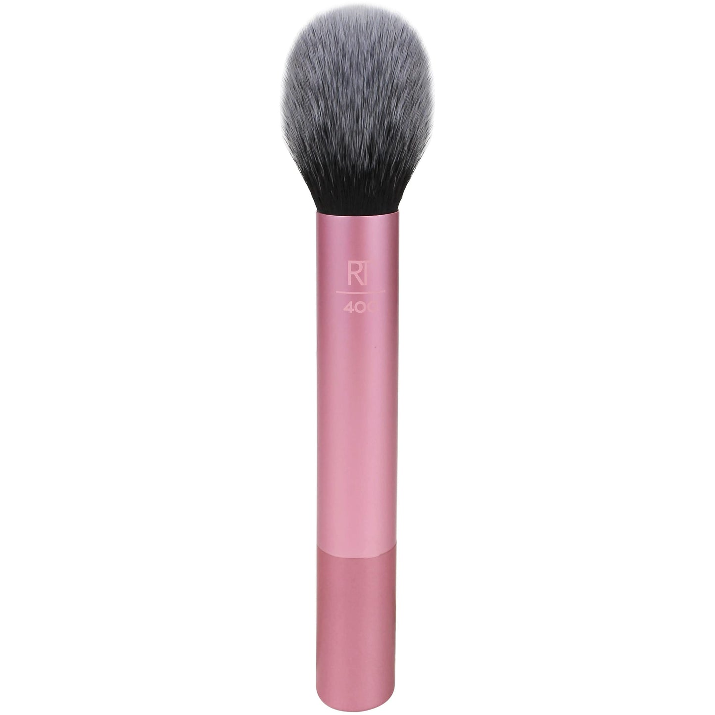 Real Techniques Ultra Plush Blush Makeup Brush, For Loose, Cream, or Pressed Blush, Rosy Glow Cheeks, Fluffy Powder Brush, Aluminum Ferrules, Synthetic Bristles, Vegan & Cruelty Free, 1 Count | Rosy glow cheeks with a blush brush for cheeks, powder bronze