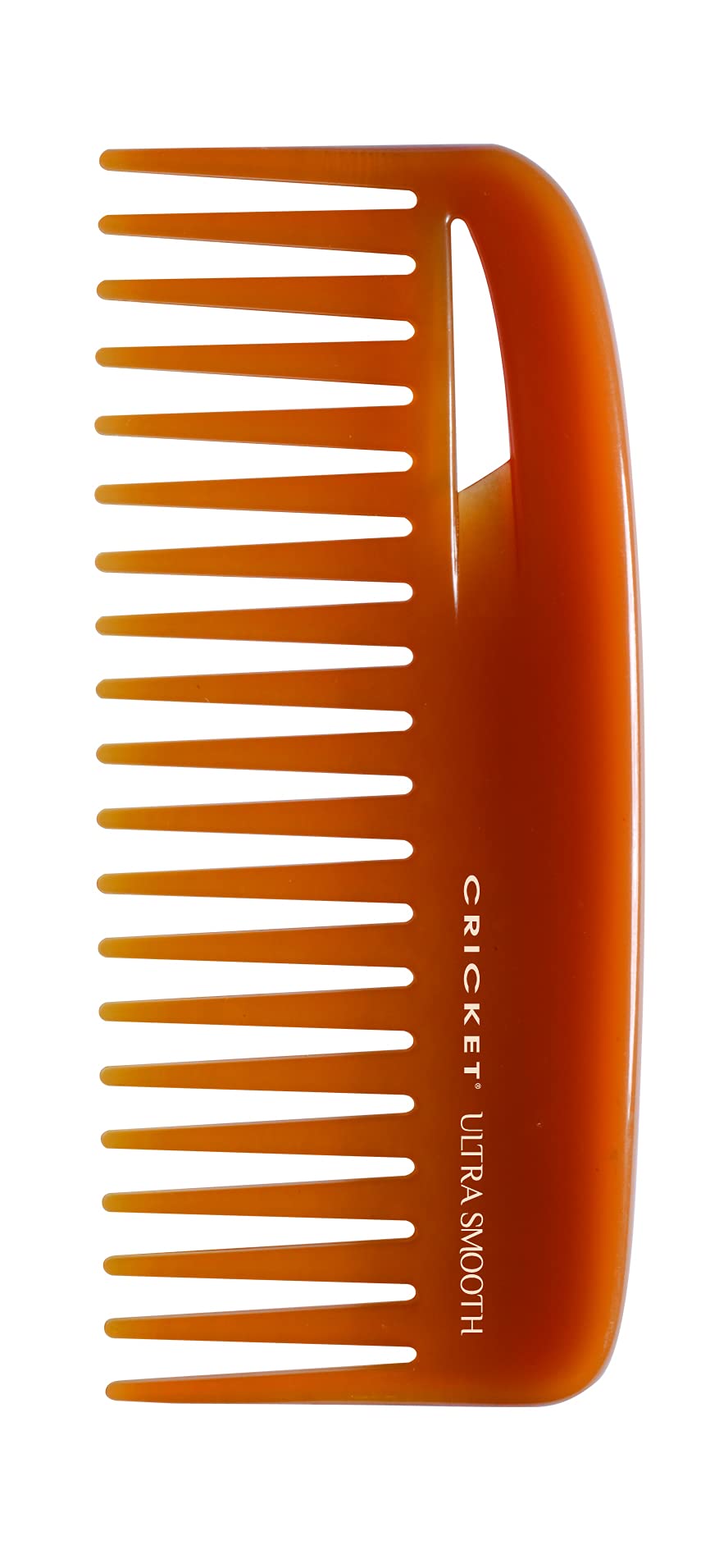 Cricket Ultra Smooth Detangler Comb for Wet, Dry, Long, Thick Hair Anti-Frizz Detangling Shower Comb with Argan & Olive Oils and Keratin Protein Infused Plastic