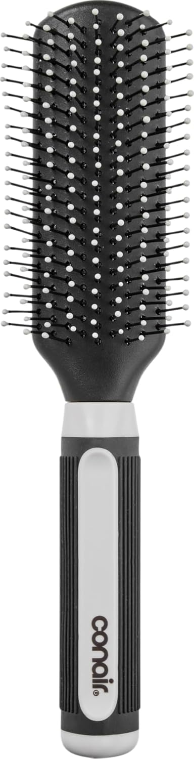 Conair Salon Results Detangling Hairbrush - For Men and Women, All Hair Types with Nylon Bristles