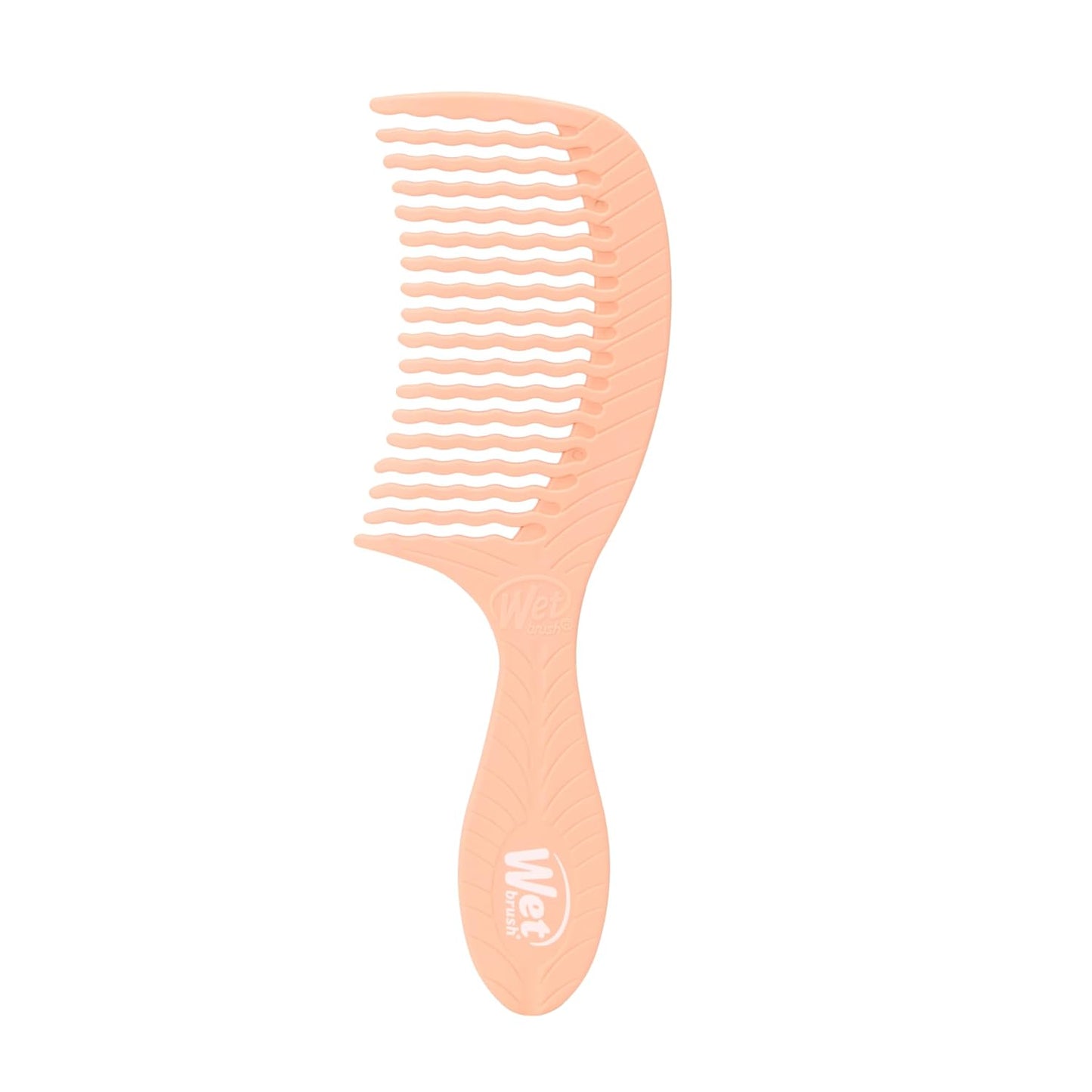 Wet Brush Go Green Tea Tree Oil Infused Treatment Comb - Wide Tooth Hair Detangler with WaveTooth Design that Gently and Glides Through Tangles - No Split Ends and No Damage