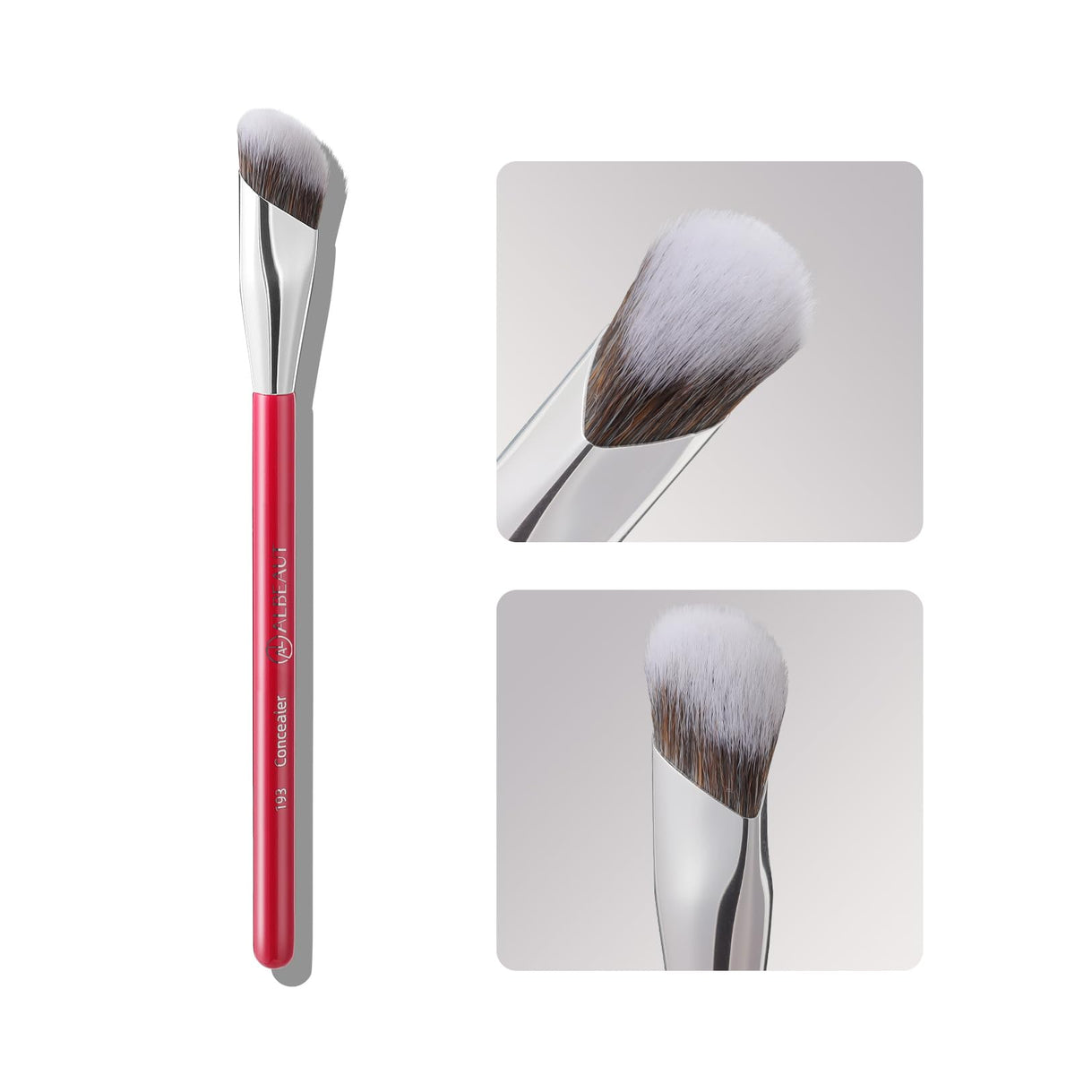 Albeaut Concealer Brush, Angled Under Eye Makeup Small Foundation Precision Face Blending Brush (193 concealer brush), 1pc