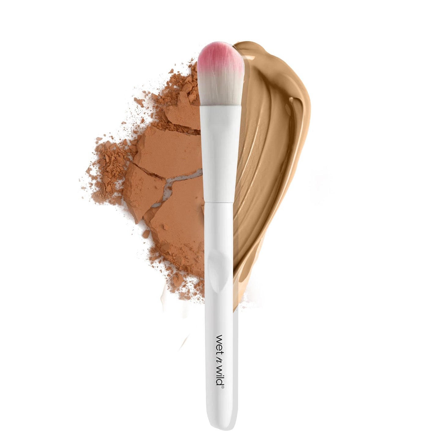 wet n wild Contour Brush, Sculpt, Highlight, & Blend, Luxurious Plush Fibers, Ergonomic Handle for Comfortable Precision Control , Cruelty-Free & Vegan