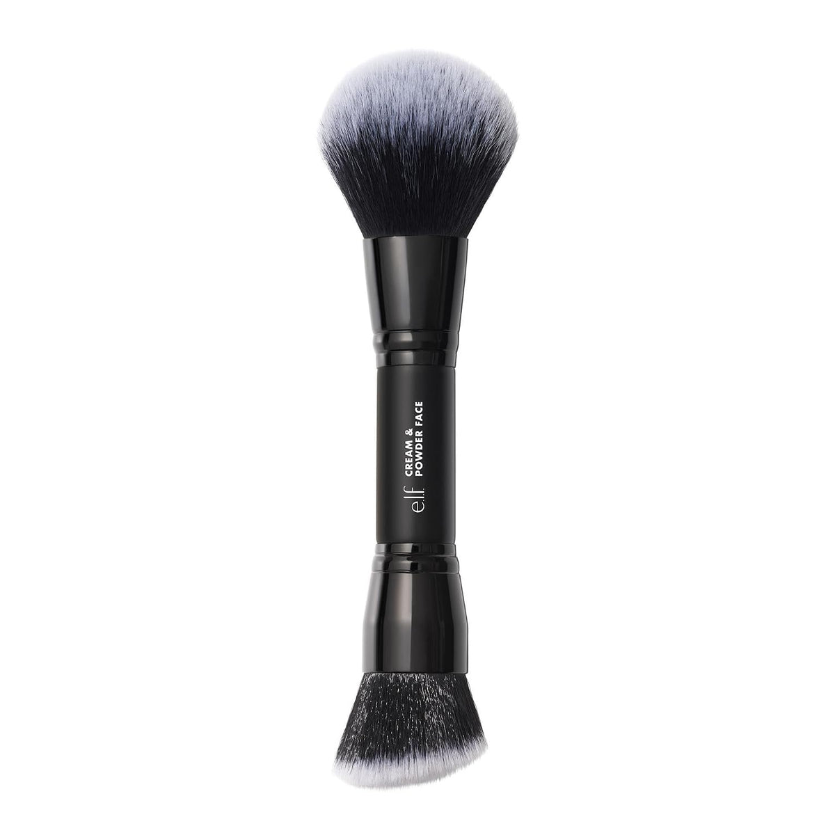 e.l.f. Dual-Ended Cream + Powder Brush | Two-in-One Makeup Brush For Creating A Gorgeous, Airbrushed-looking Complexion, Vegan & Cruelty-free