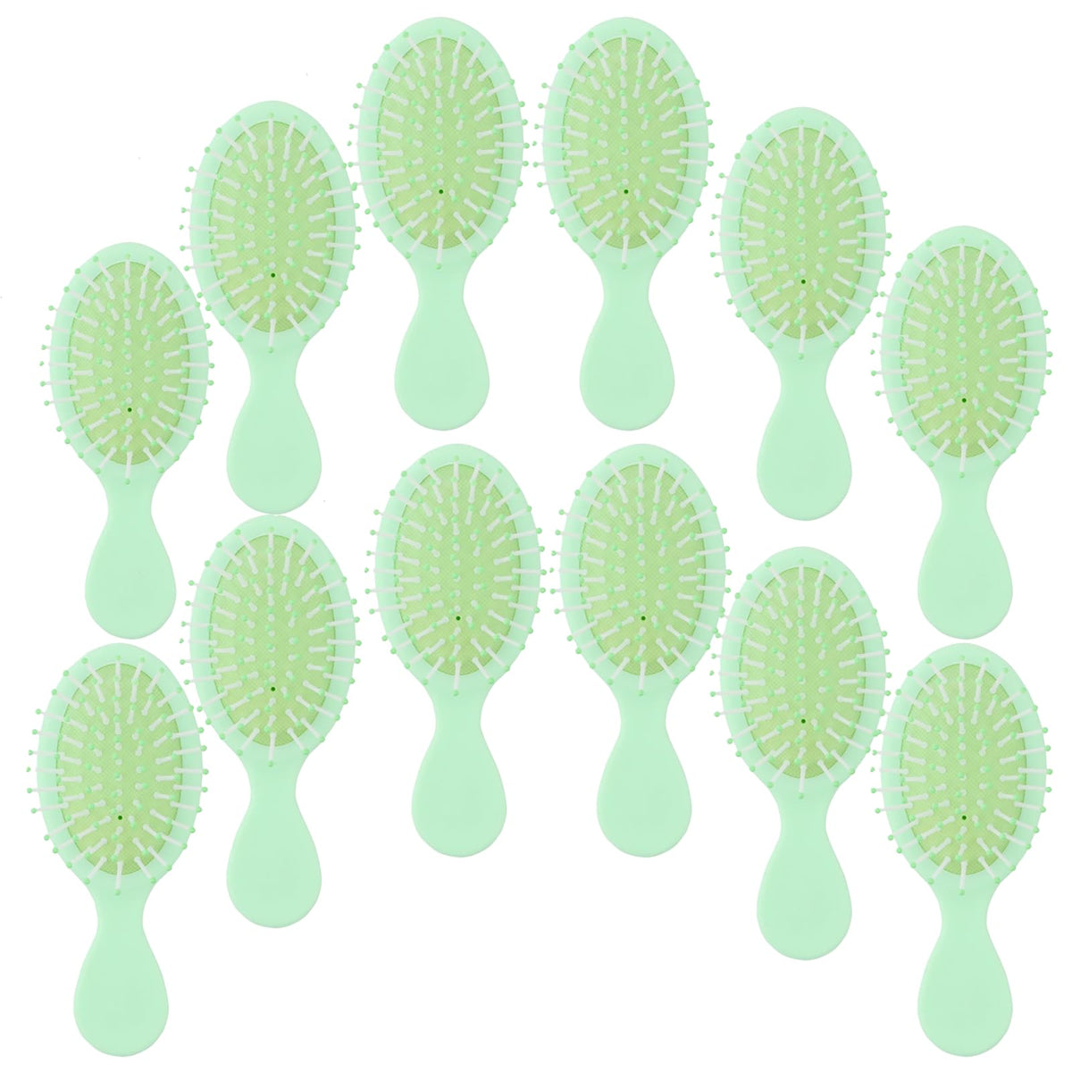12 pcs Mini Hair Brush,Mini Brush for Most Hair Types | Travel Brush with Exquisite Packag Box,Bridesmaid Party for Gifts Teens Adults,Christmas Stockings Filling Wet Hair Brushes