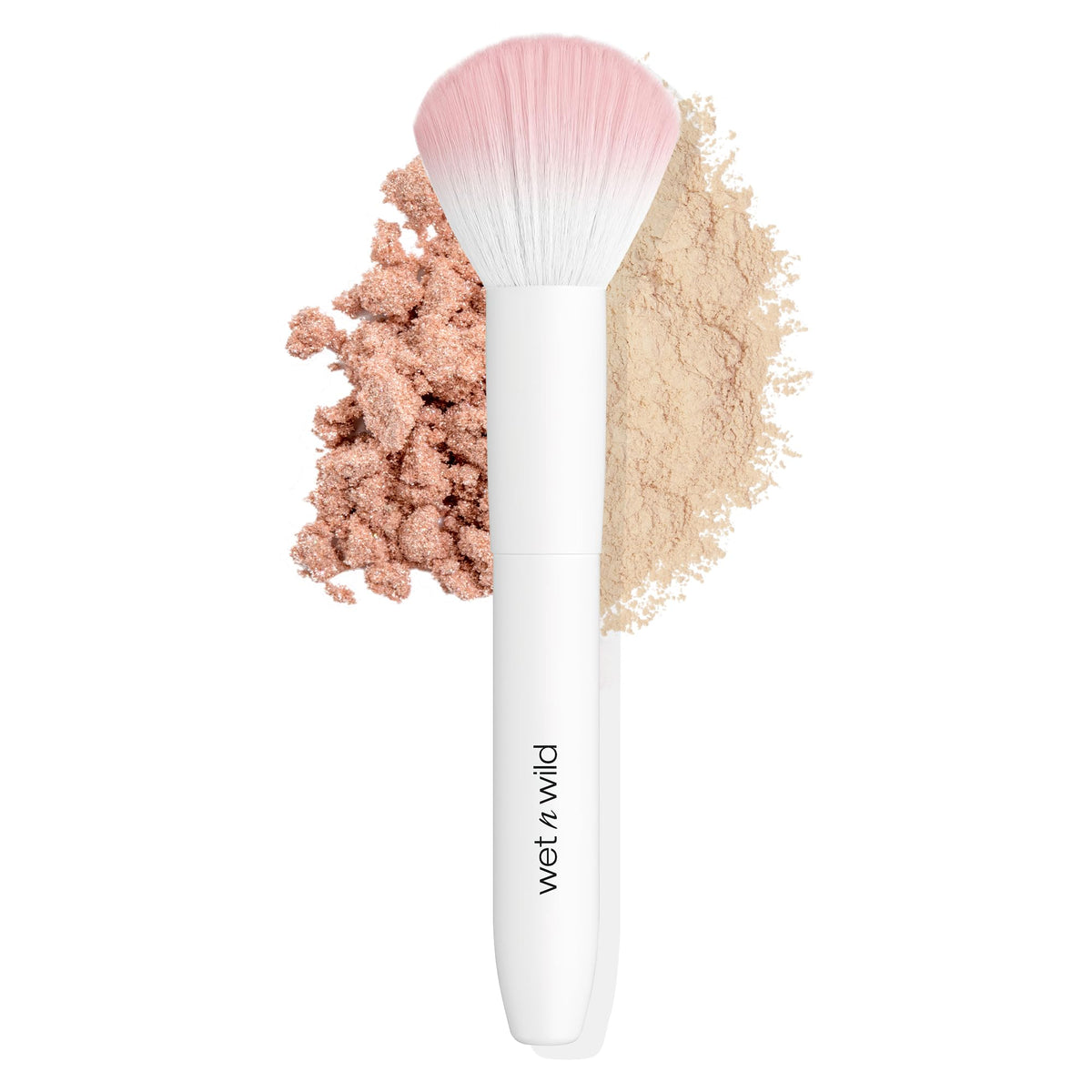 wet n wild Foundation Brush, Densely-Packed Synthetic Fiber Bristles for Liquid, Cream & Powder, Ergonomic Handle for Comfortable Control