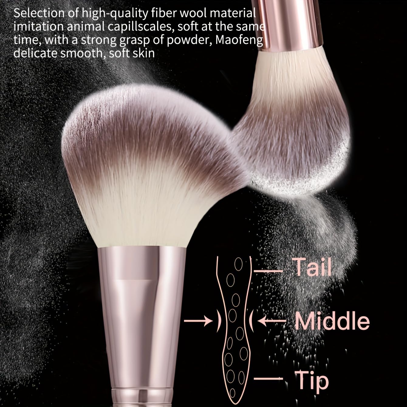 HGHDBT 55Pcs Brown Makeup Brushes Set Professional Makeup Kit Multi-functional Makeup Tool Set with Case Facial Makeup Accessories, Foundation Makeup Brush Kit Eye and Face Make up Brushes & Tools
