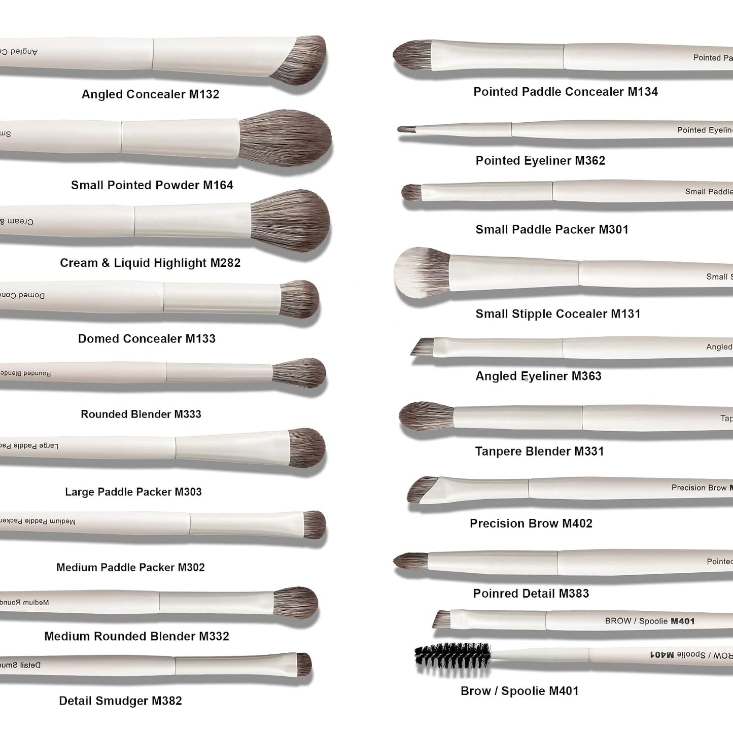 30 Pcs Pro Grade Makeup Brushes Set with Dense Ultra Soft Bristle | White Elegant Design Luxury Make up Brushes for Foundation,Face Blending Powder,Contour,Bronzer,Highlight,Concealer,Eyeshadow