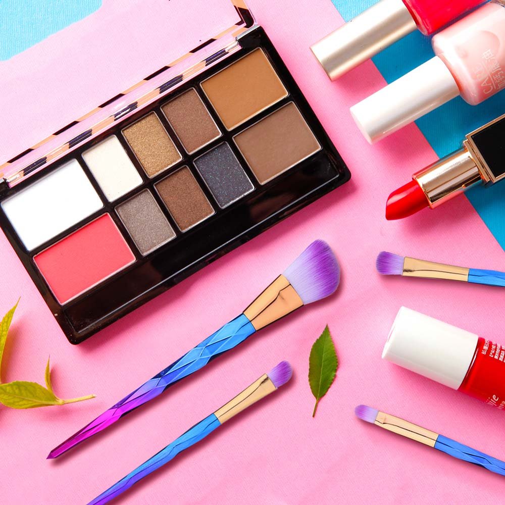12 Pcs Makeup Brushes Set Premium Foundation Blending Blush Concealer Eye Face Lip Brushes for Powder Liquid Cream Complete Makeup Brushes Kit Synthetic Bristles