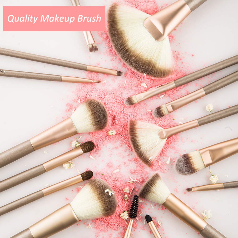 Complete Make Up Brush Sets for Women, NEVSETPO 28PCS Synthetic Makeup Kits Include 24 Makeup Brushes,2 Beauty Blenders, 1 Masks Spatula, 1 Cleaning Mat, Travel-Friendly Case