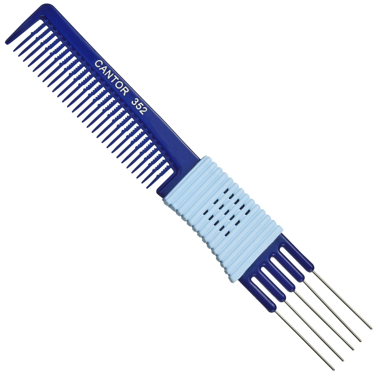 Cantor Lift Teasing Comb and Hair Pick 2 Pack, Stainless Steel Lifts - Anti Static Comb For All Hair Types