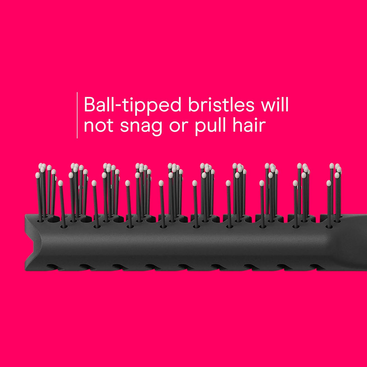 Conair Grip & Lift Vent Hairbrush, Full-Size and Mid-Size Brush Set, Nylon Bristle Hair Brushes for Blowout Styling, Value Pack, Color May Vary