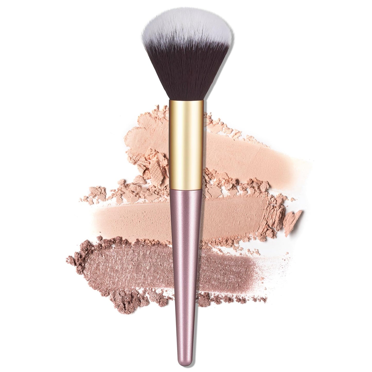 Angled Kabuki Brush with Retractable Desige For Professional makeup | Flawless Application of Foundation,Powder,Blush,Bronzer With Aluminium Body, Non-Toxic Bristles,Cream&liquid cosmetics(Black)