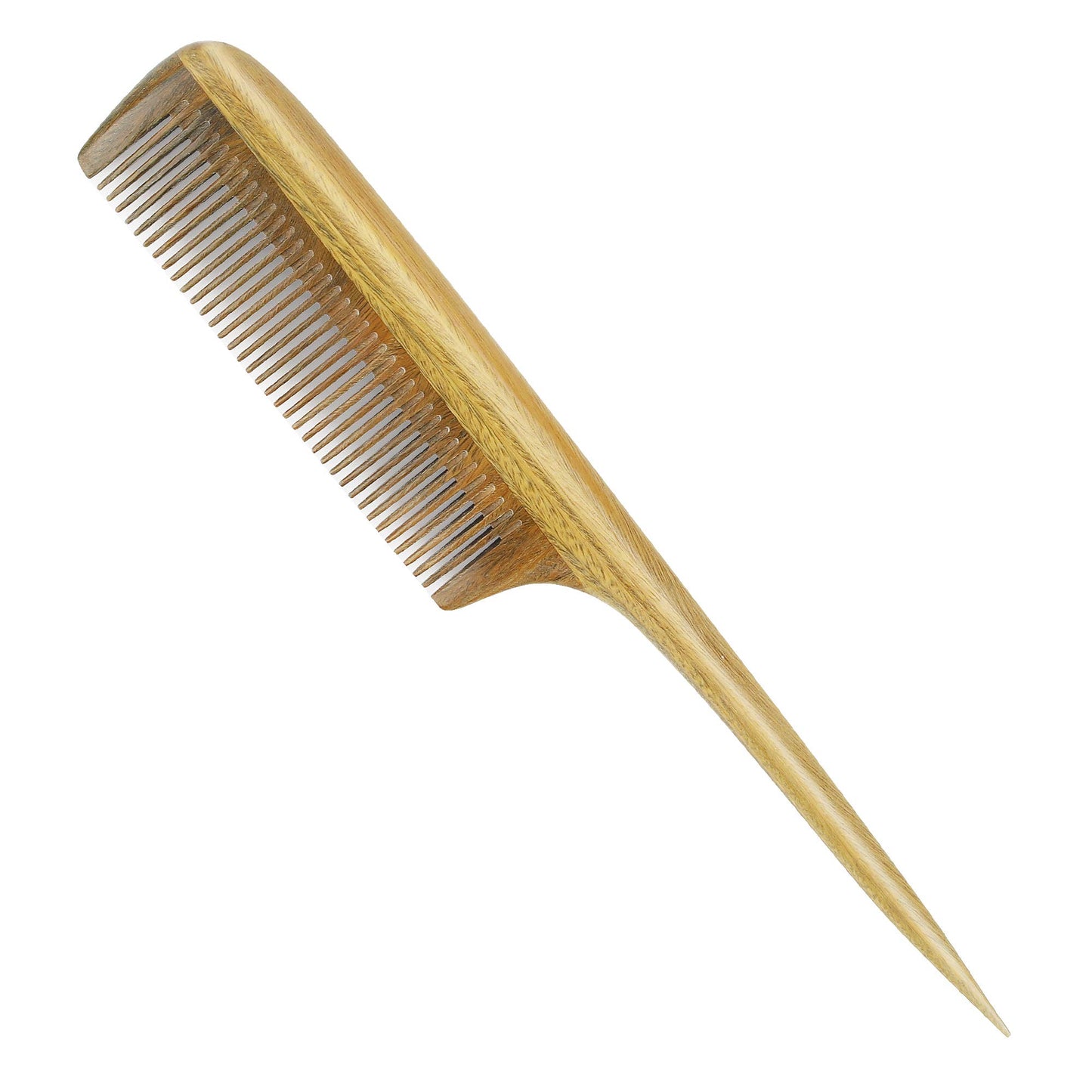 Onedor Handmade 100% Natural Green Sandalwood Hair Combs - Anti-Static Sandalwood Scent Natural Hair Detangler Wooden Comb (Wide Tooth),1 Count (Pack of 1) | Handmade, 0.15 in Tooth Spacing, Smooth Rounded Teeth, Helps Reduce Static, Less Pulling, Wavy Th
