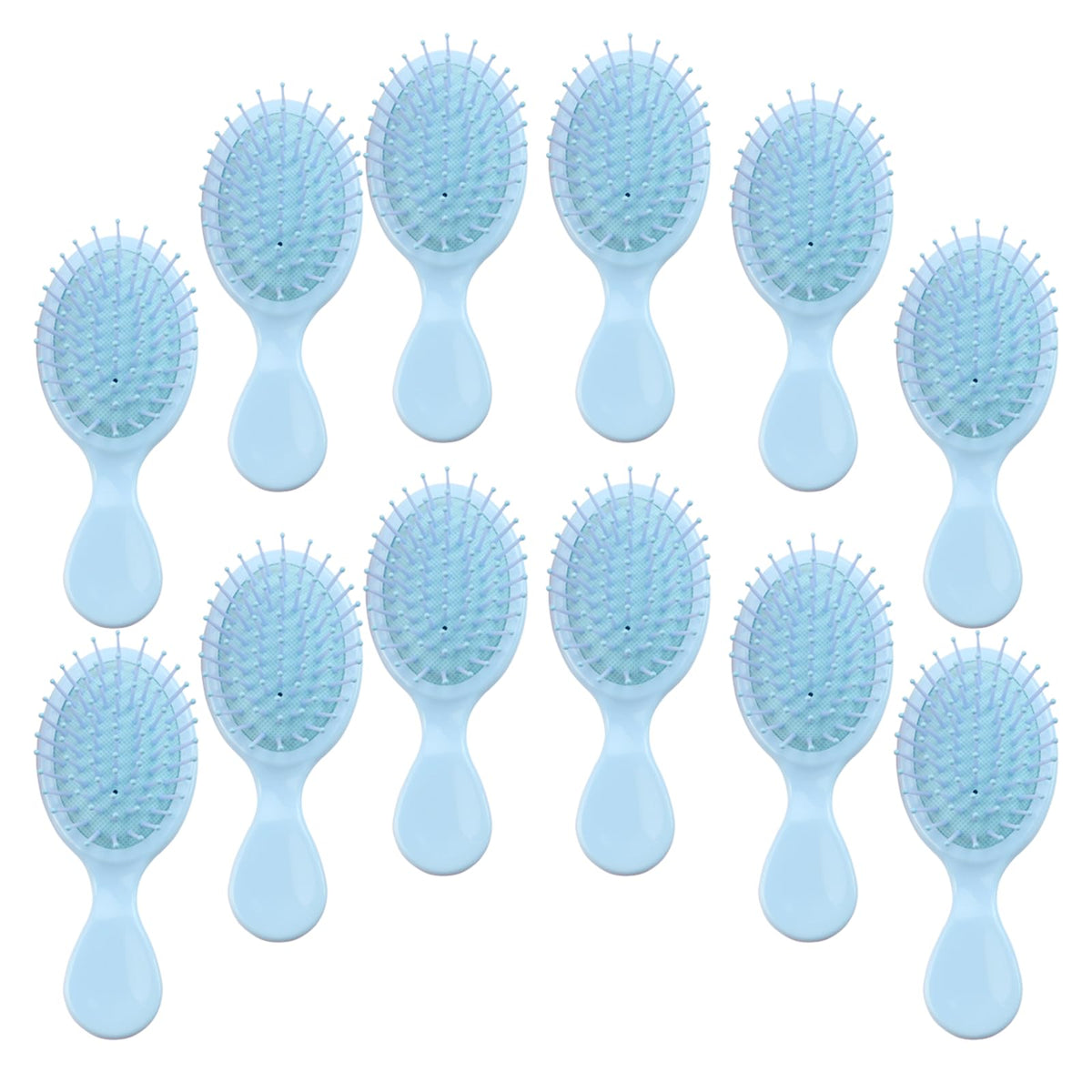 12 pcs Mini Hair Brush,Mini Brush for Most Hair Types | Travel Brush with Exquisite Packag Box,Bridesmaid Party for Gifts Teens Adults,Christmas Stockings Filling Wet Hair Brushes