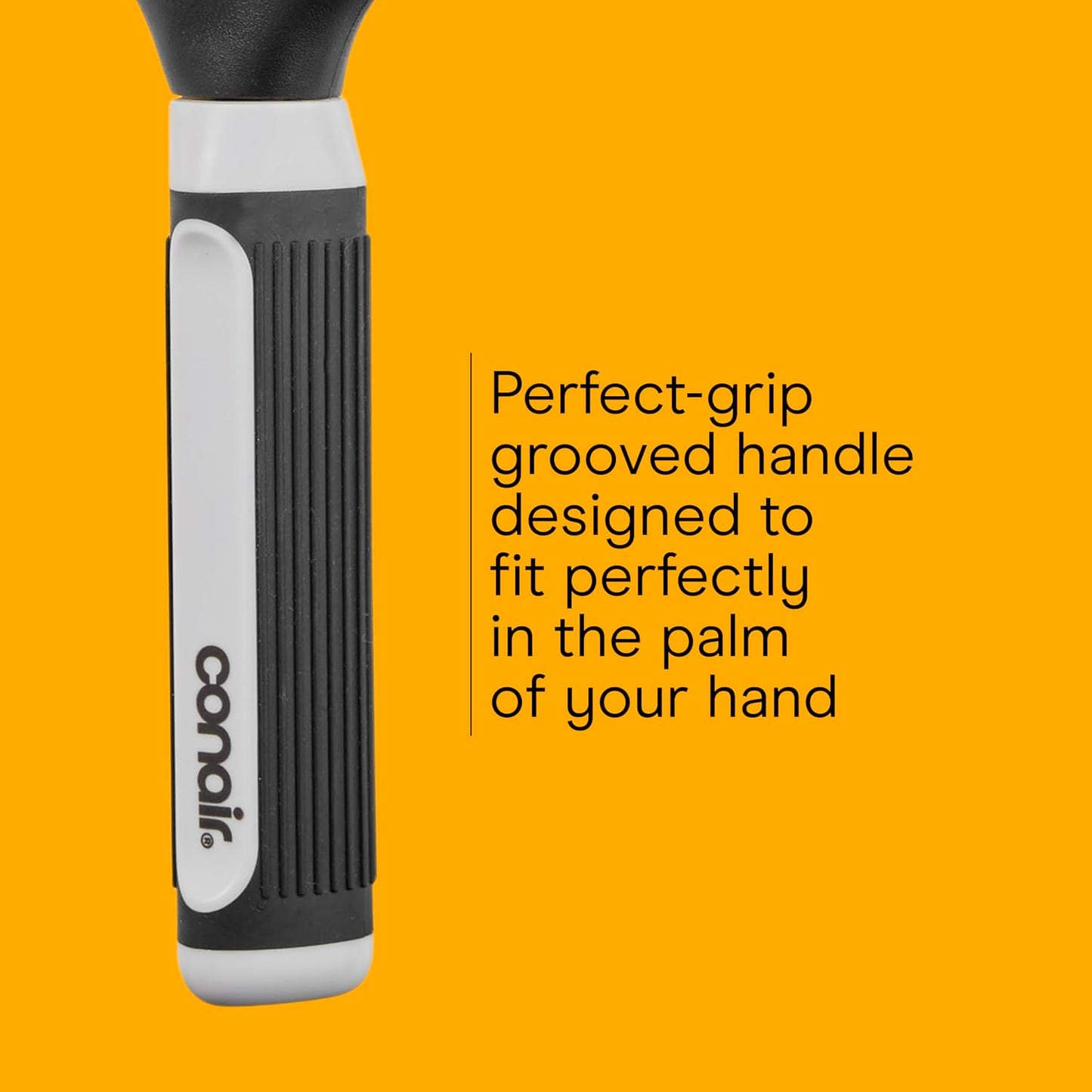 Conair Salon Results Detangling Hairbrush - For Men and Women, All Hair Types with Nylon Bristles