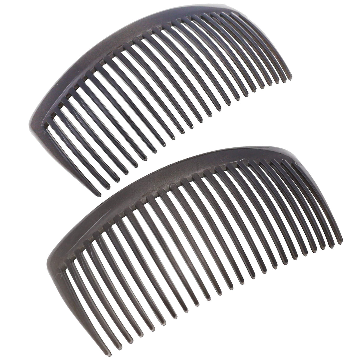 Camila Paris AD66/2 French Side Comb Large Curved Tortoiseshell Hair Combs for Women Fine Hair, 4 Inch Strong Hold Comb for Women Bun Chignon Up-Do Styling Girls Hairstyle Accessories, Made in France
