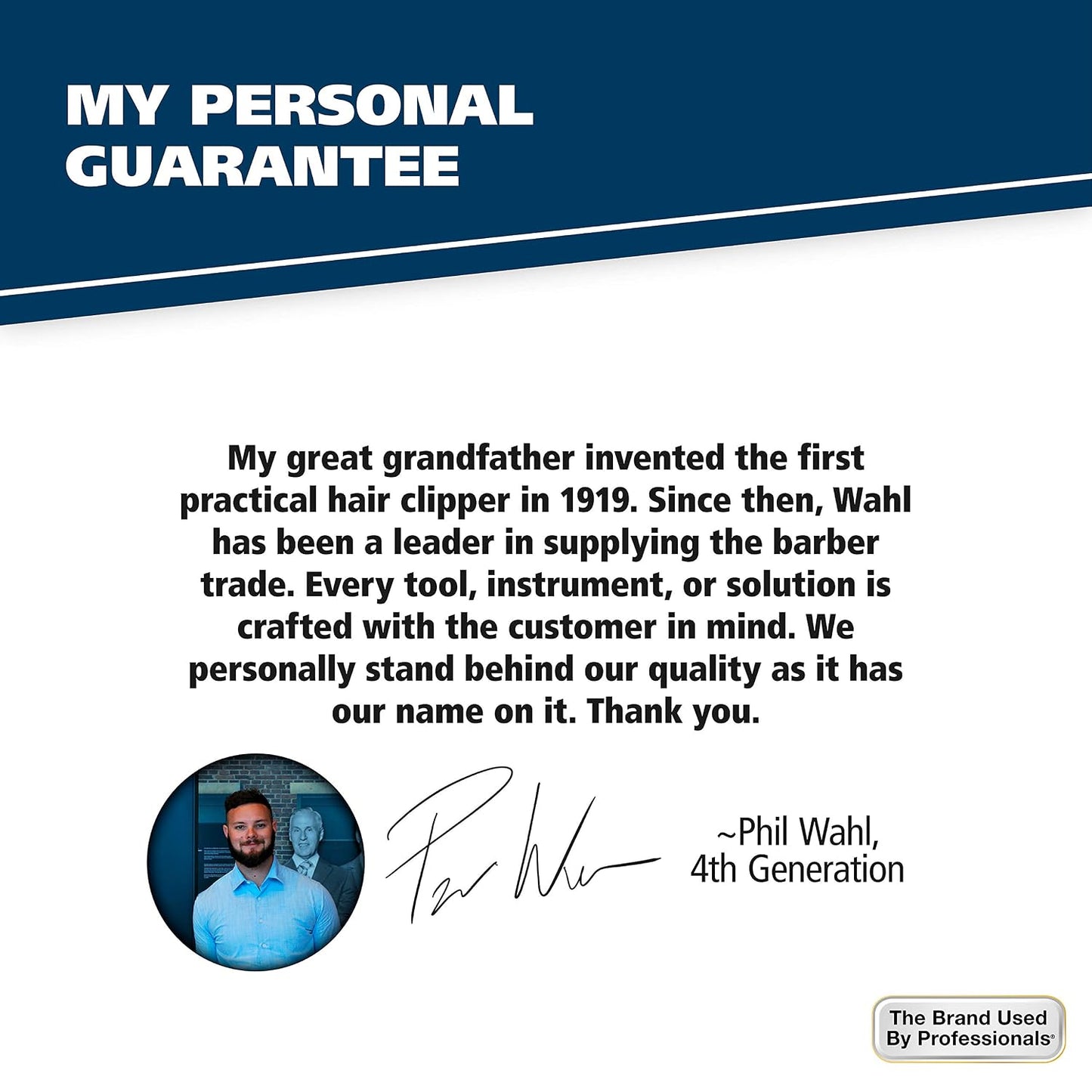 Wahl Handcrafted Beard, Mustache & Hair Pocket Comb for Men's Grooming