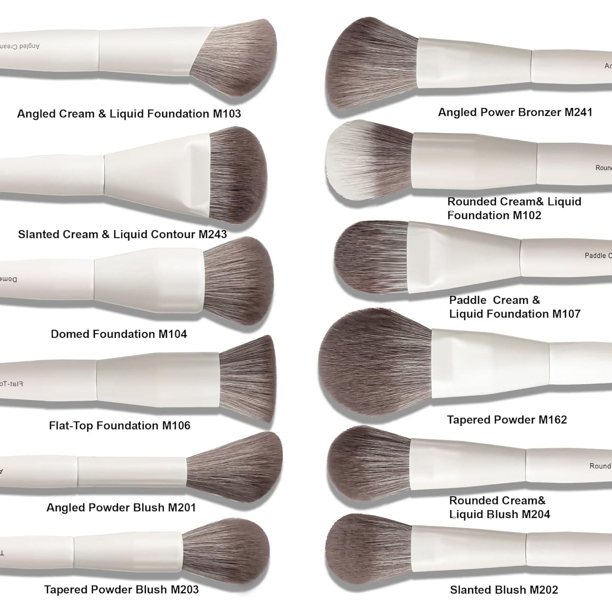 30 Pcs Pro Grade Makeup Brushes Set with Dense Ultra Soft Bristle | White Elegant Design Luxury Make up Brushes for Foundation,Face Blending Powder,Contour,Bronzer,Highlight,Concealer,Eyeshadow