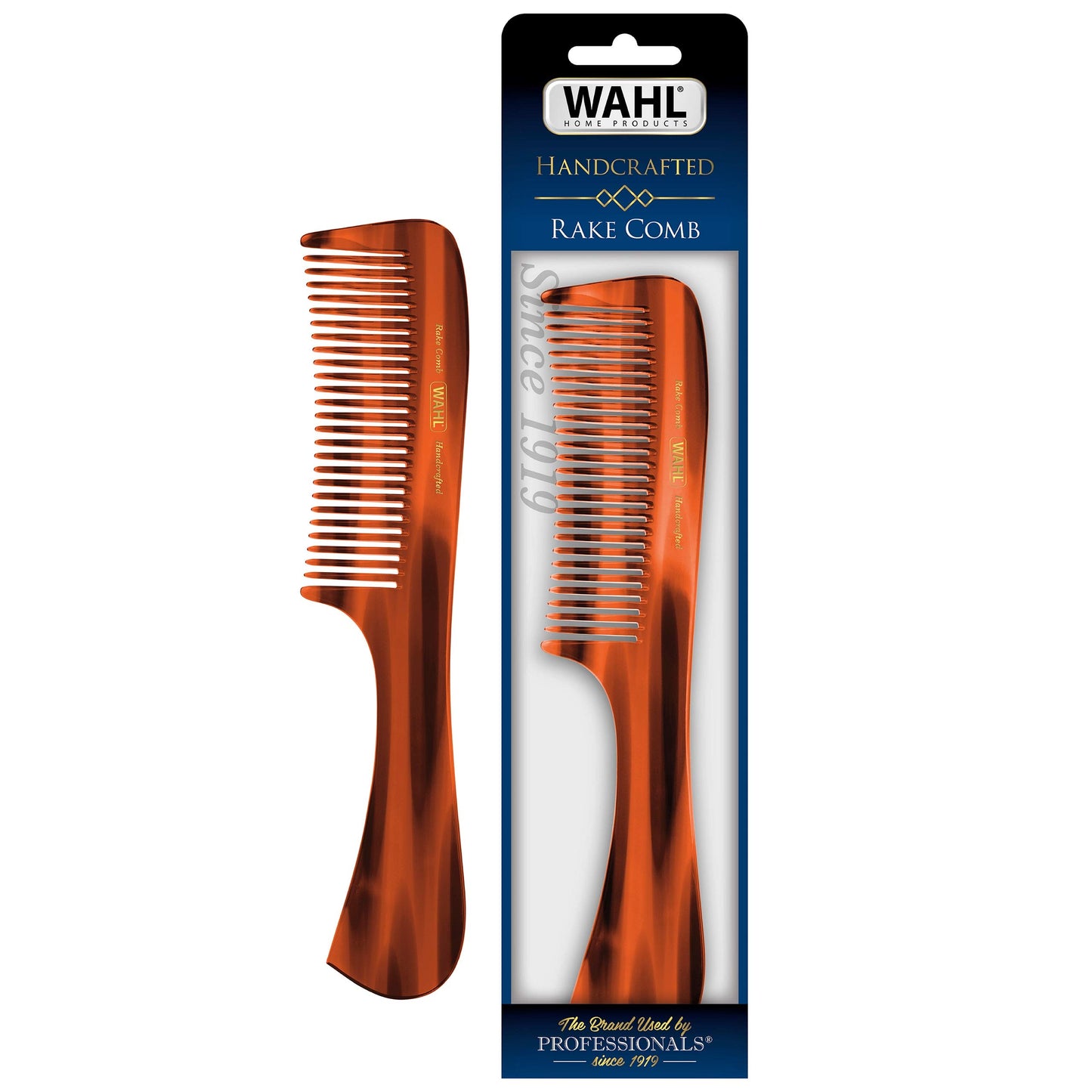 Wahl Handcrafted Beard, Mustache & Hair Pocket Comb for Men's Grooming