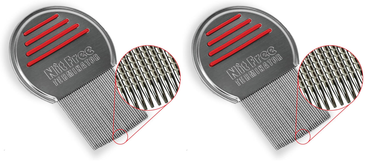 Head Lice Comb - (Color May Vary) Pack of 2