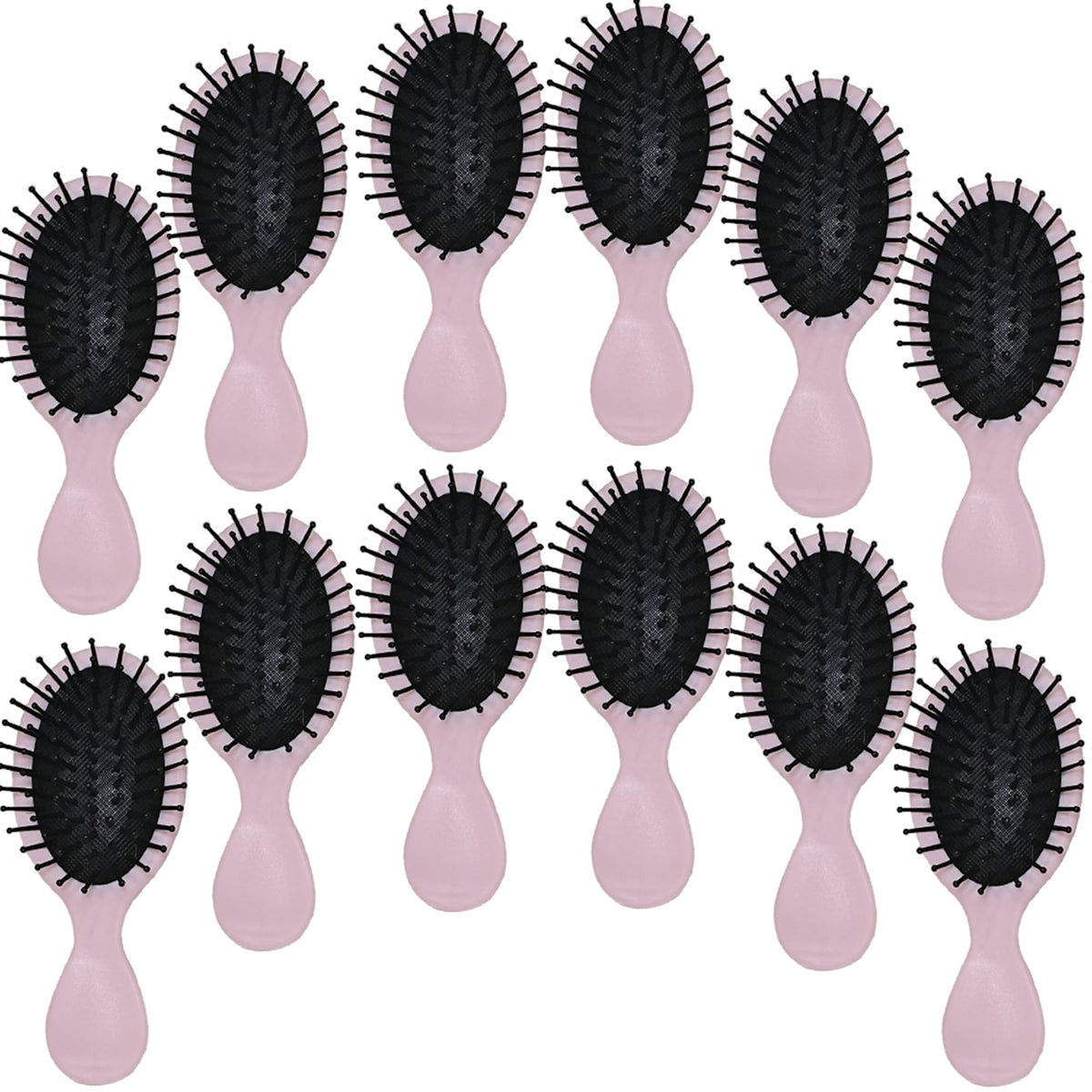 12 pcs Mini Hair Brush,Mini Brush for Most Hair Types | Travel Brush with Exquisite Packag Box,Bridesmaid Party for Gifts Teens Adults,Christmas Stockings Filling Wet Hair Brushes