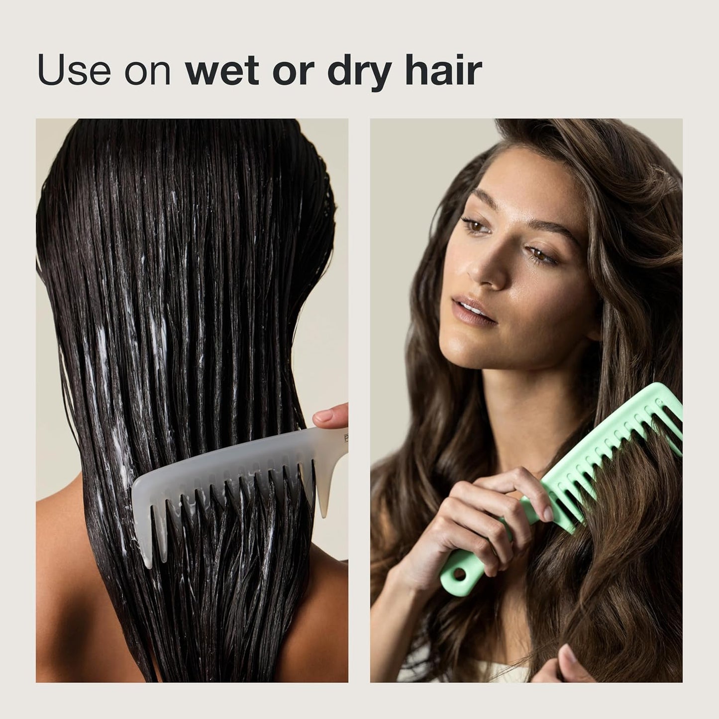 Paul Mitchell Detangler Comb, Wide Tooth Comb Detangles Wet or Dry Hair
