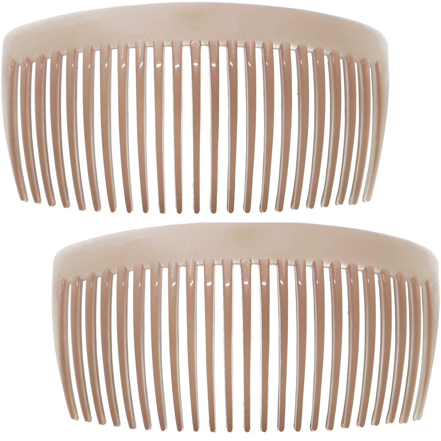 Camila Paris AD66/2 French Side Comb Large Curved Tortoiseshell Hair Combs for Women Fine Hair, 4 Inch Strong Hold Comb for Women Bun Chignon Up-Do Styling Girls Hairstyle Accessories, Made in France